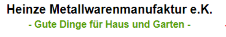 Logo Heinze Metallwarenmanufaktur