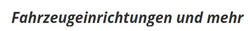 Logo Fahrzeugeinrichtungen und mehr
