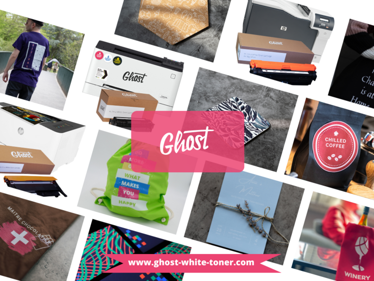 Logo Ghost White Toner