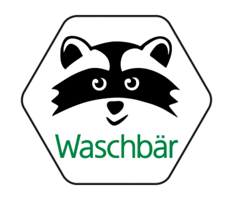 Logo Waschbär