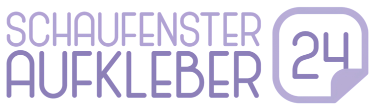 Logo Schaufenster Aufkleber24