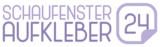 Logo Schaufenster Aufkleber24
