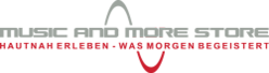 Logo Music and More Store