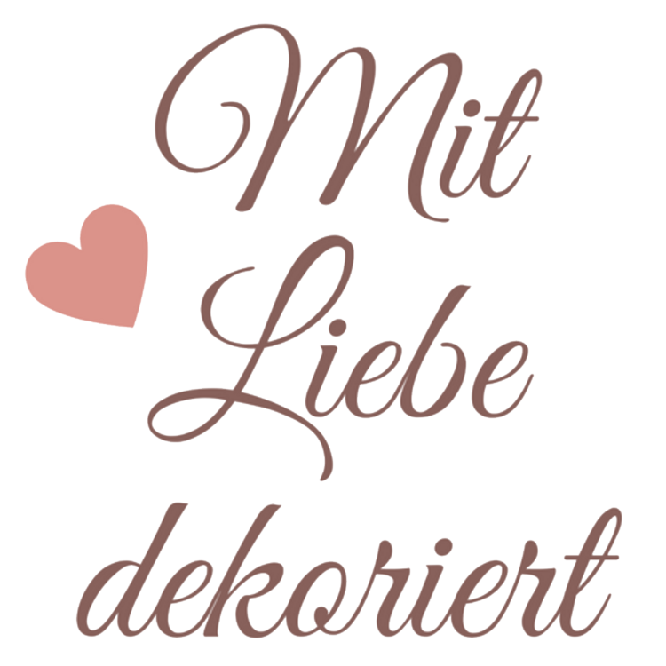 Logo Mit Liebe dekoriert