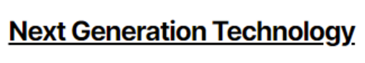 Logo Next Generation Technology