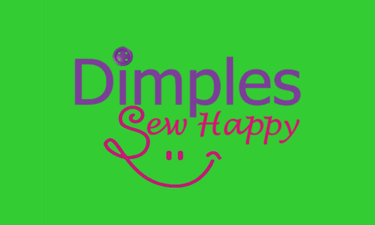 Logo Dimples - Sew Happy